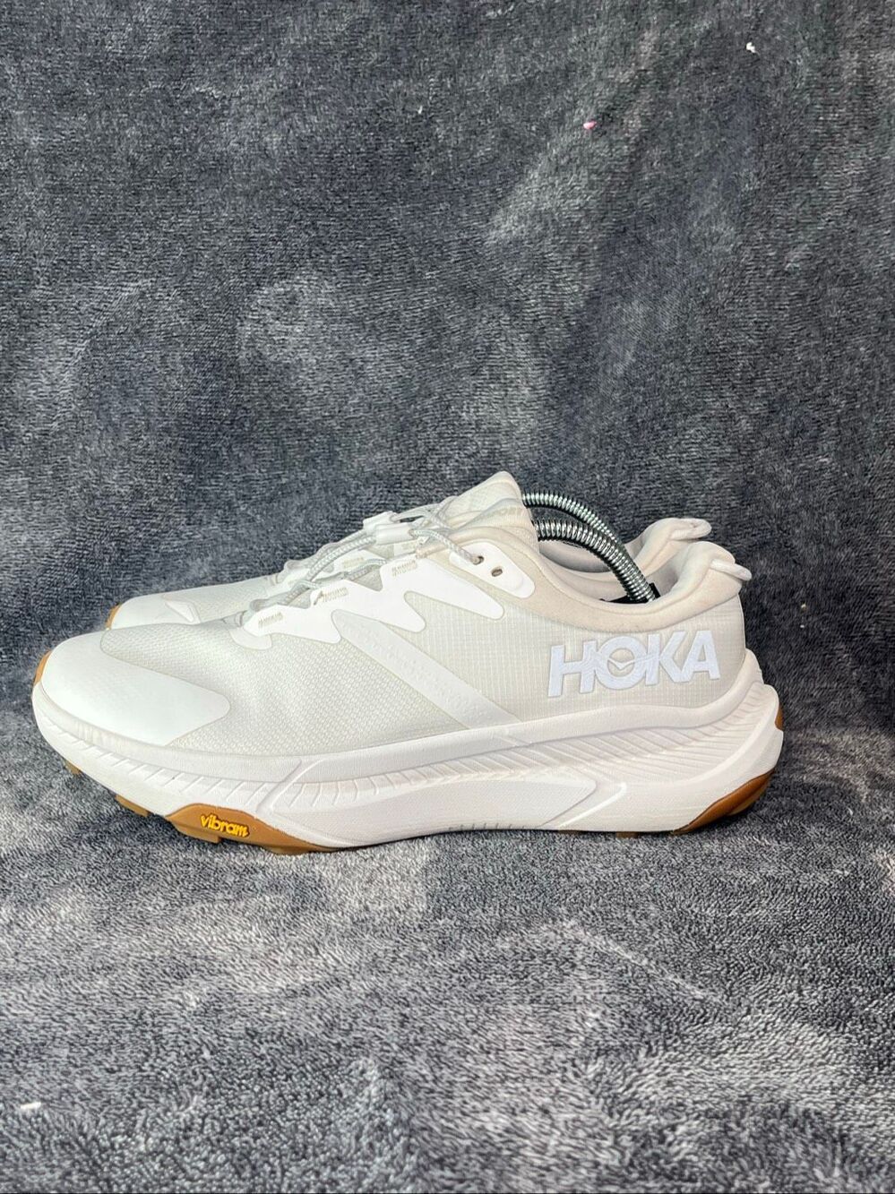 Hoka One One Transport Wide Womens 11 White Gum Commuter Sneakers 1164371